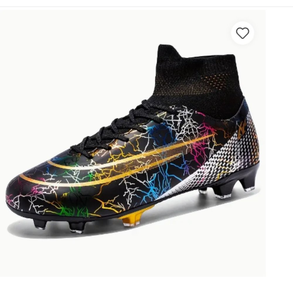 Mens Soccer Cleats 9. 5 to 10 US / 43 FG Anti-skid Professional Sport Training